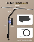 guardking adjustable led desk lamp for home office, view 9