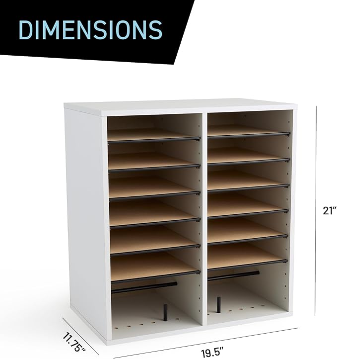 Safco Wooden Paper and Mail Organizer - Image 5