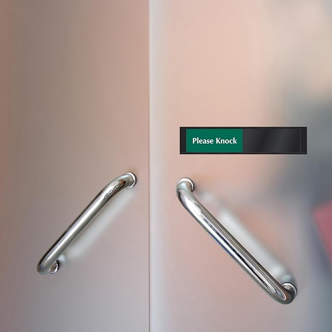 SmartSign In Session Do Not Disturb/Please Knock Slider Door Sign - Image 7