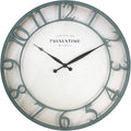 Presentime & Co 21" Farmhouse Series Wall Clock, Vintage Style, Retro Clock by Presentime