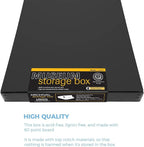 Lineco Museum Archival Storage Box, 11.75x17.75x1.5 in. Drop Front Design. - Image 5
