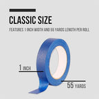 Lichamp Blue Painters Tape 1 inch, 20 Pack Blue Masking Tape Bulk Multi Pack - Image 6