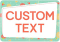 Custom Sign, Custom Street Sign, 11 Font Colors, 13 Font Styles, 4 Hole Options by MySignCenter