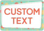 Custom Sign, Custom Street Sign, 11 Font Colors, 13 Font Styles, 4 Hole Options by MySignCenter