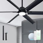 60 inch smart outdoor ceiling fan with light,6, main product view