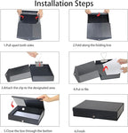 URbantin 6 Pack Foldable Plastic Box Files A4 - Image 6