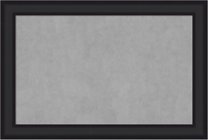 Amanti Art Black Framed Magnetic Board 25x37 Large Vision Board by AmantiArt