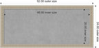 Amanti Art Silver Framed Magnetic Board 24x52 Oversize Vision Board - Image 3