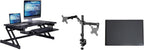 Rocelco 37.5" Deluxe Height Adjustable Standing Desk Converter