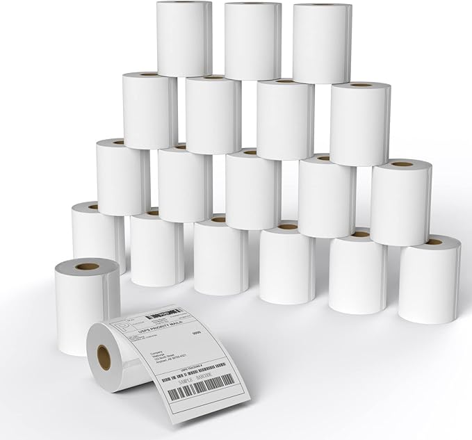 MFLABEL 4x6 Direct Thermal Shipping Labels by MFLABEL