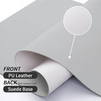 Bloss Leather Desk Pad and Keyboard Wrist Rest, Large Mouse Pad + Keyboard - Image 4