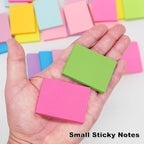 Mini Sticky Notes 1.5x2 in, 10 Colors Bright Small Sticky Notes Pad Strong - Image 5