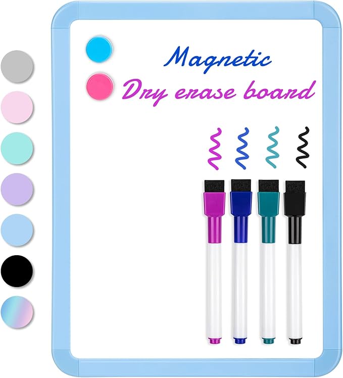 VUSIGN Small White Board Dry Erase, 8.5'' x 11'' Magnetic Dry Erase Board by VUSIGN