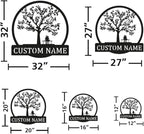 Personalized Valentines Metal Wall Sign, Custom Infinity Heart Love Couple Name - Image 4