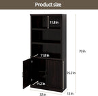 Bevfint 70 Inch Tall Bookcase - Image 2