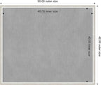 Amanti Art Silver Framed Magnetic Board 42x50 Oversize Vision Board - Image 4