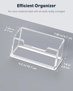 Uniclife Acrylic Business Card Holder - Image 2