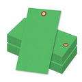 SmartSign 6.25 x 3.125 inch “Green” Blank Tyvek Shipping Tags by SmartSign