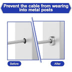 BLIKA Upgraded 100 Pack Stainless Steel Protector Sleeves - Image 5