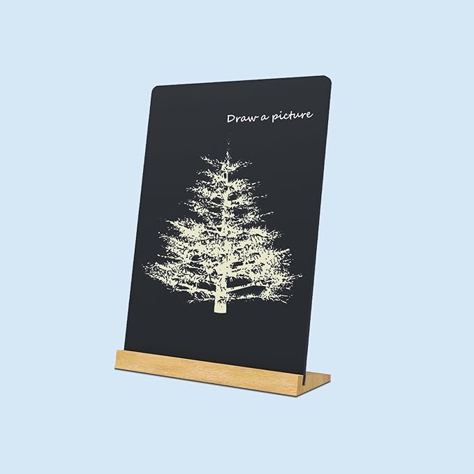 NEWNEWSHOW 2 Pack 8.7x12 Inch Tabletop Chalkboard - Image 5