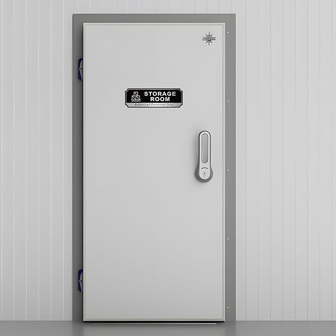 Storage Room Sign for Business Door, Self-Adhesive Durable Modern Storage Room - Image 5