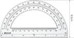 EBOOT 24 Pack Plastic Protractors Math Protractor 180 Degrees 6 Inch - Image 2