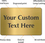 SmartSign Custom Brass Sign - Image 4