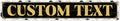 Custom Sign, Custom Street Sign, 11 Font Colors, 13 Font Styles, 4 Hole Options by MySignCenter
