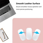 PU Leather Desk Pad Protector Gaming Mouse Pad Non Slip Desk Mat - Image 3