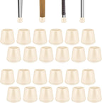 1" Round Rubber Chair Leg Tips Caps, Chair Leg Floor Protectors, Non-Slip by VOCOMO