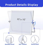MXG 10x10 Inch Magnetic Dry Erase Board, Double Sided Small Whiteboard - Image 3