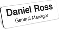 Custom Engraved Name Tags, Magnetic White Name Tags, Personalized Name Tags by MySignCenter