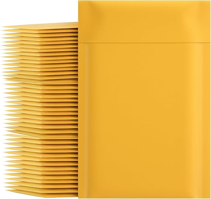 Bubble Mailers, 5 x 7 Inch 60 Pack Self Seal Padded Envelopes by AojSup