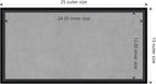 Amanti Art Black Framed Magnetic Board 13x25 Small Vision Board - Image 4