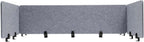 ReFocus Raw Clamp-On Acoustic Desk Divider Mounted Privacy Panel Set – Reduce