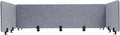 ReFocus Raw Clamp-On Acoustic Desk Divider Mounted Privacy Panel Set – Reduce by HAOREBAIYU