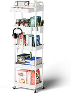 Sorgion 5 Tier Rolling Cart Organizer, Bathroom Cart Organizers by Sorgion