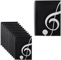 10 Pcs Music Notebook, Music Staff Notebook, 50 Sheets/100 Pages Blank Sheet by Unknown