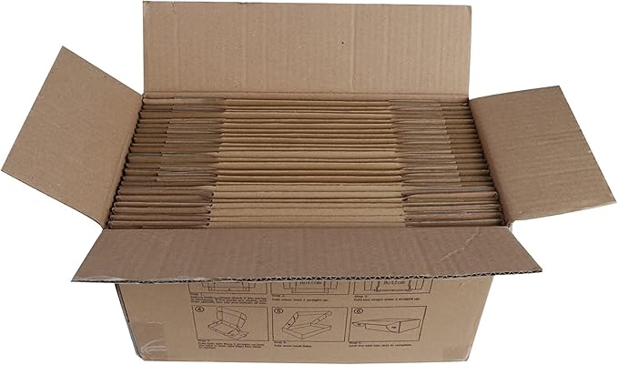 PHAREGE 9x6x2 inch Shipping Boxes Bulk 25 Pack Brown, Tab Lock Tuck Top Mailer - Image 6