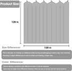 Cbsroro Room Divider Blackout Curtain Track Curtains Wall Dividers Panels Screen - Image 2