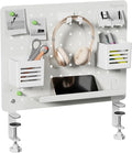 PEGZONE Clamp-on Desk Pegboard, Desk Organizer by Pegzone