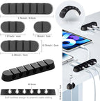 ZIIYAN 163 PCS Cable Management Kit, 3 Wire Organizer Sleeve, 8 Self Adhesive - Image 2