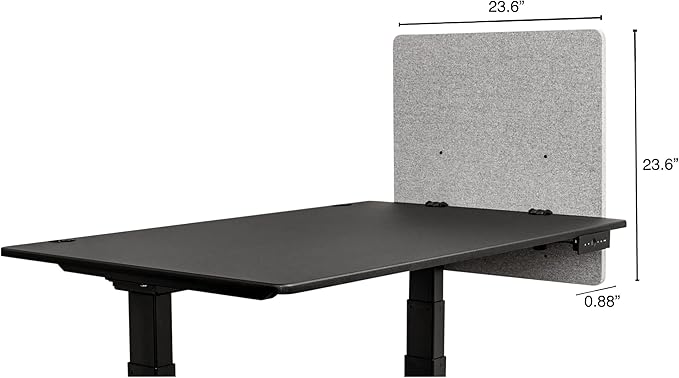 Stand Up Desk Store ReFocus Clamp-on Acoustic Desk Divider Privacy Panel That - Image 6