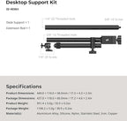 SMALLRIG Camera Desk Mount, Overhead Camera Arm Stand - Image 9