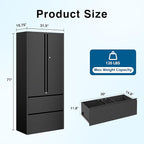 PEUKC 2-Drawer Metal File Cabinet, Lateral Vertical Filing Cabinets - Image 3