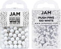 JAM PAPER Colorful Push Pins by JAMPaper