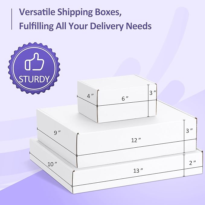 Eupako 18 Pack Small Shipping Boxes Assorted Sizes, Cardboard Boxes - Image 4