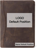 Geslun Personalized Genuine Leather Portfolio, Legal Size 8.5 x 14 Pad Holder by Geslun