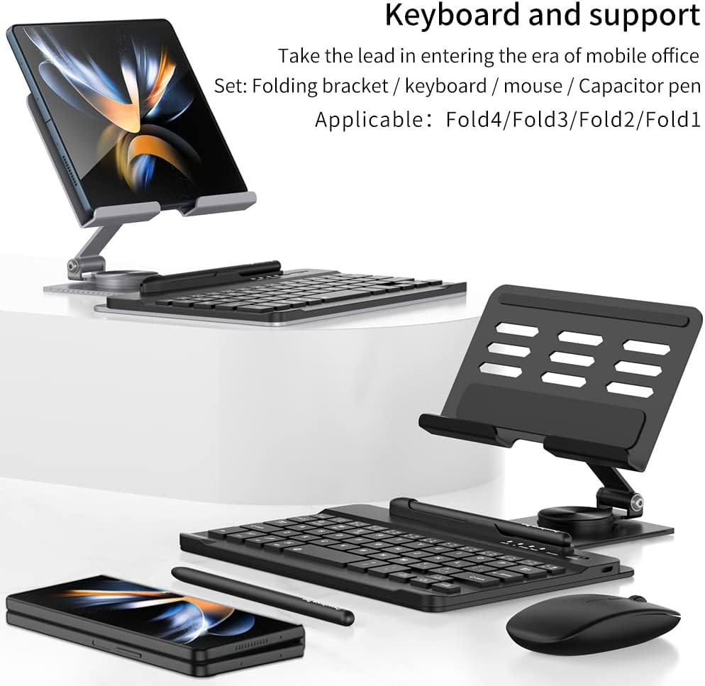 for Samsung Galaxy Z Fold 7/6/5/4/3 Adjustable Stand for Desk, Fully Foldable...