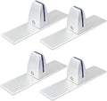 4 Pack T Shaped Office Desk Partition Clamp, Aluminum Sneeze Guard Bracket by MOUNTAIN_ARK